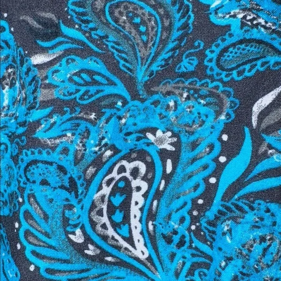 Men's Blue Paisley Western Button Up Shirt Cody James Authentic Western Wear - Picture 12 of 17